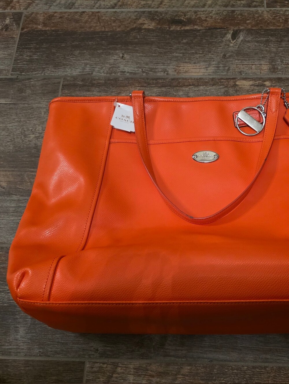 Coach Orange Shoulder Purse/Tote NWT